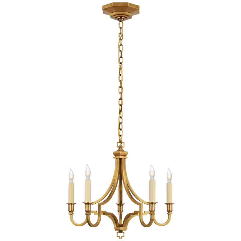 Visual Comfort Signature CHC 5560AB LED Chandelier, Antique-Burnished Brass