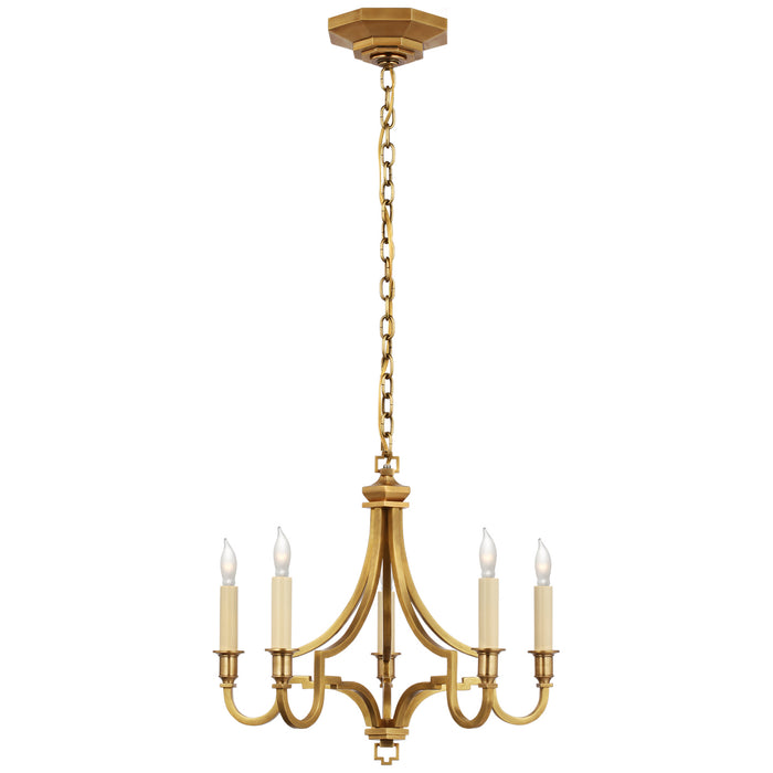 Visual Comfort Signature CHC 5560AB LED Chandelier, Antique-Burnished Brass