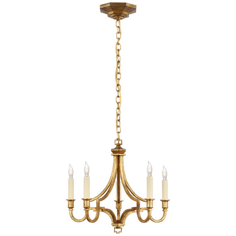 Visual Comfort Signature CHC 5560GI LED Chandelier, Gilded Iron