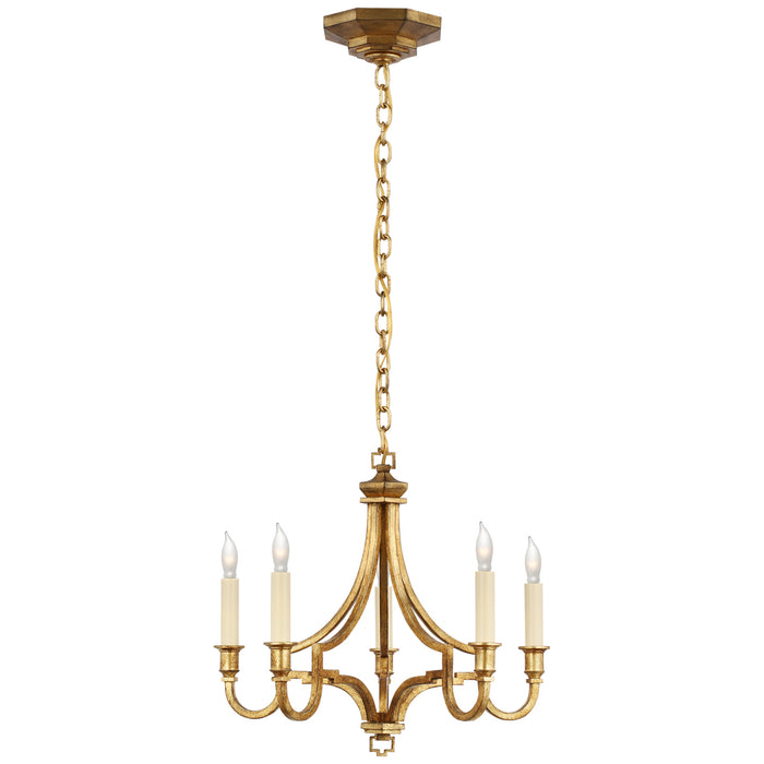 Visual Comfort Signature CHC 5560GI LED Chandelier, Gilded Iron