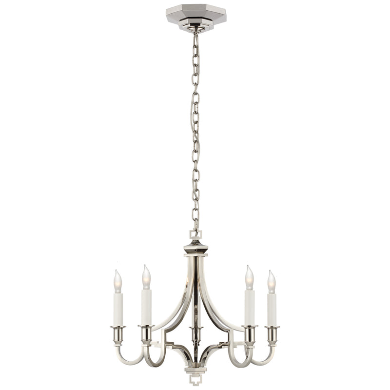 Visual Comfort Signature CHC 5560PN LED Chandelier, Polished Nickel