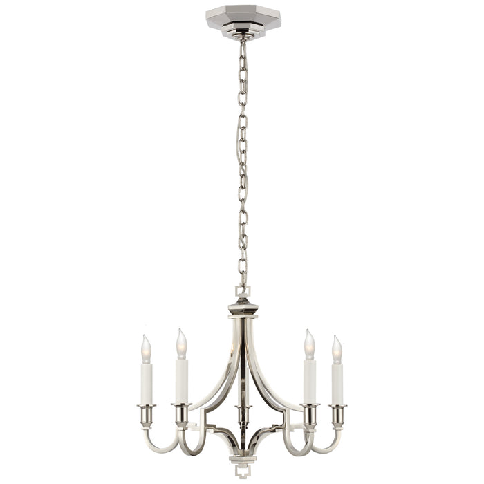Visual Comfort Signature CHC 5560PN LED Chandelier, Polished Nickel
