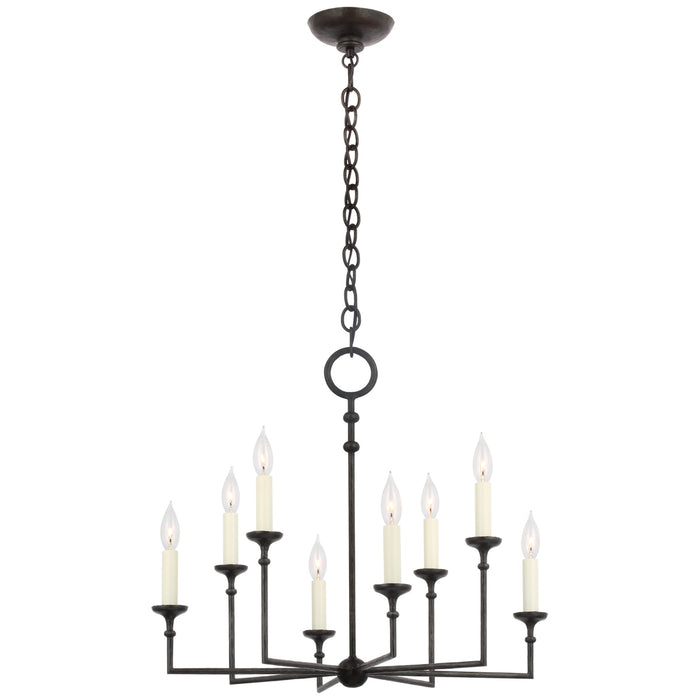 Visual Comfort Signature CHC 5701AI LED Chandelier, Aged Iron