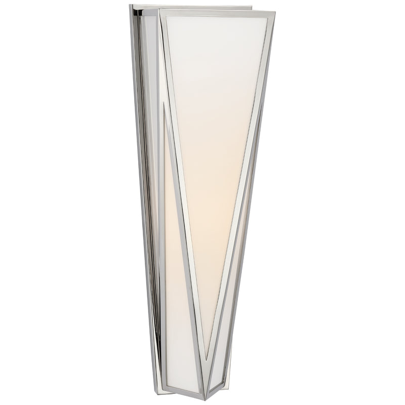 Visual Comfort Signature JN 2240PN-WG LED Wall Sconce, Polished Nickel