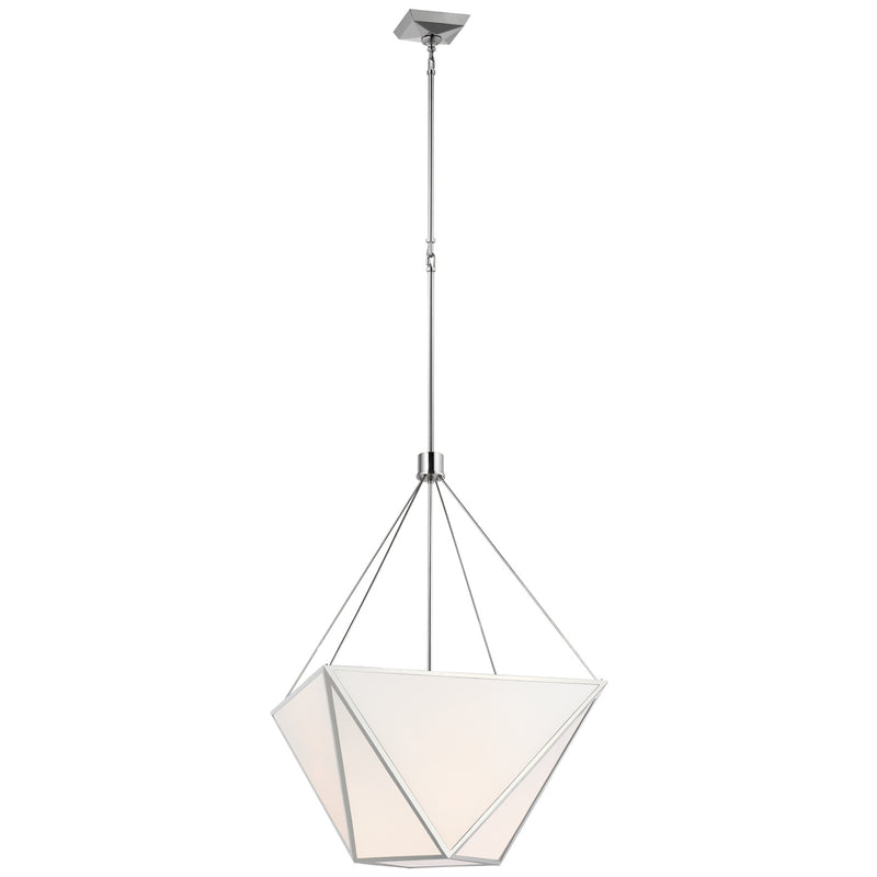 Visual Comfort Signature JN 5241PN-WG LED Lantern, Polished Nickel