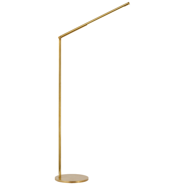 Visual Comfort Signature KW 1415AB LED Floor Lamp, Antique-Burnished Brass
