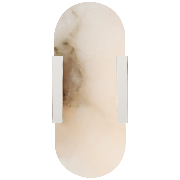 Visual Comfort Signature KW 2015PN-ALB LED Wall Sconce, Polished Nickel