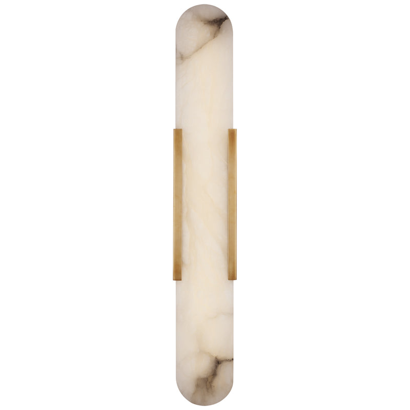 Visual Comfort Signature KW 2016AB-ALB LED Wall Sconce, Antique-Burnished Brass
