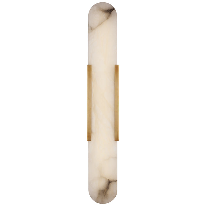 Visual Comfort Signature KW 2016AB-ALB LED Wall Sconce, Antique-Burnished Brass
