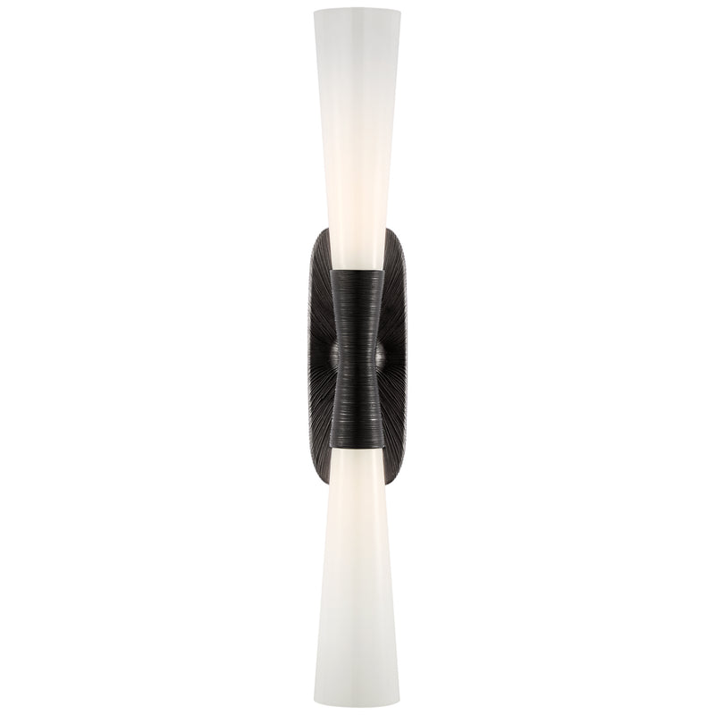 Visual Comfort Signature KW 2045AI-WG LED Bath, Aged Iron