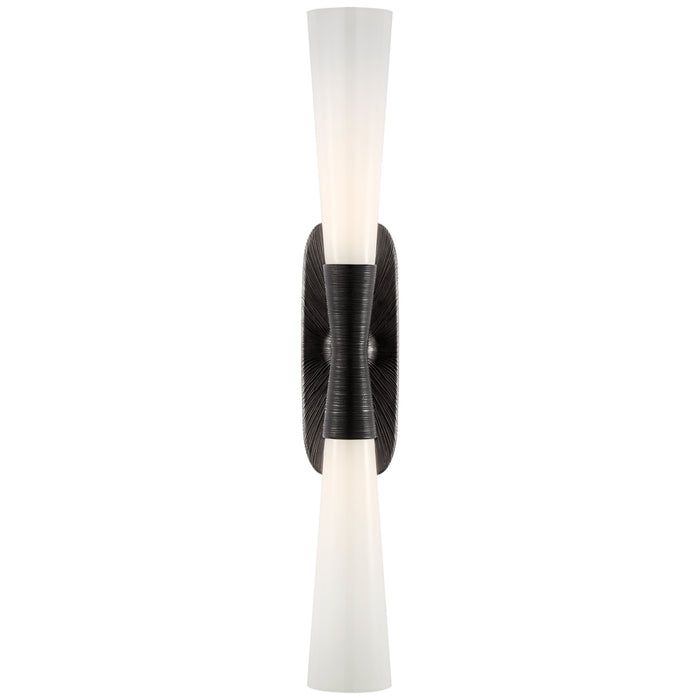 Visual Comfort Signature KW 2045AI-WG LED Bath, Aged Iron