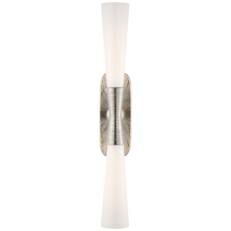 Visual Comfort Signature KW 2045PN-WG LED Bath, Polished Nickel
