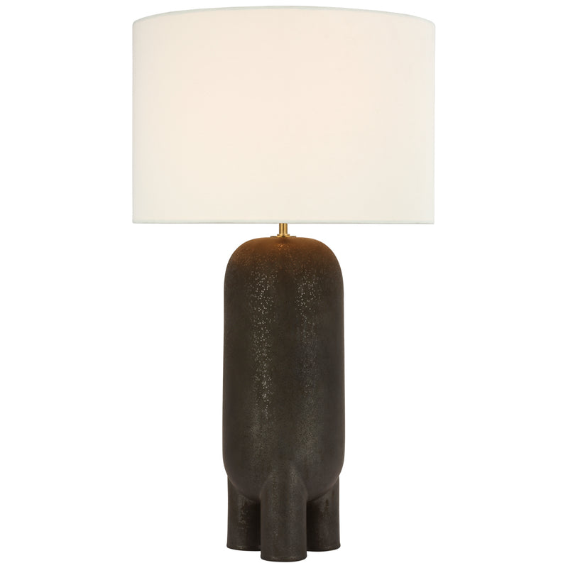Visual Comfort Signature KW 3664SBM-L LED Table Lamp, Stained Black Metallic