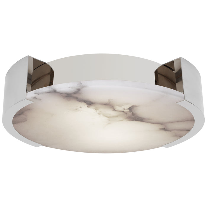 Visual Comfort Signature KW 4016PN-ALB LED Flush Mount, Polished Nickel