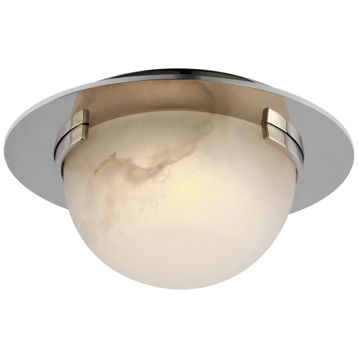 Visual Comfort Signature KW 4017PN-ALB LED Flush Mount, Polished Nickel