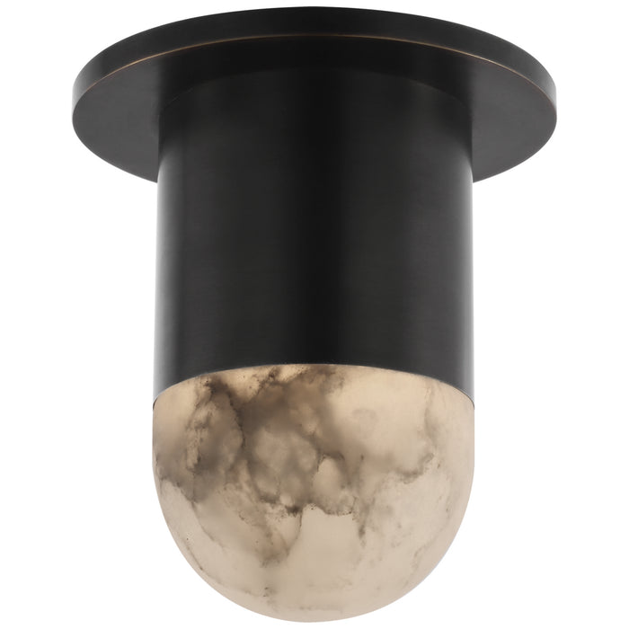 Visual Comfort Signature KW 4018BZ-ALB LED Flush Mount, Bronze
