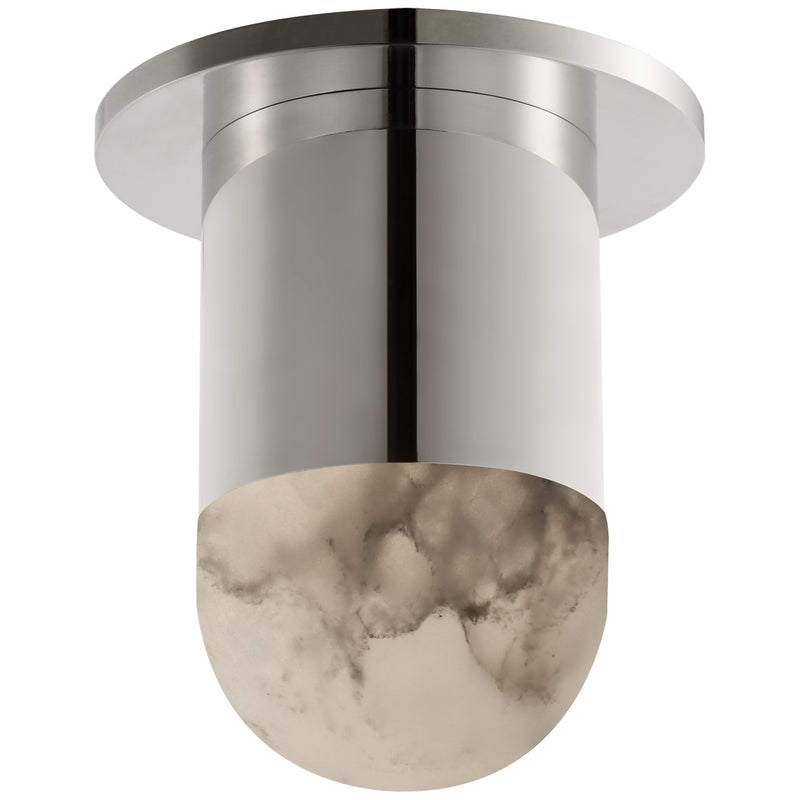 Visual Comfort Signature KW 4018PN-ALB LED Flush Mount, Polished Nickel