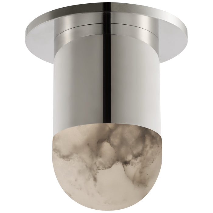 Visual Comfort Signature KW 4018PN-ALB LED Flush Mount, Polished Nickel