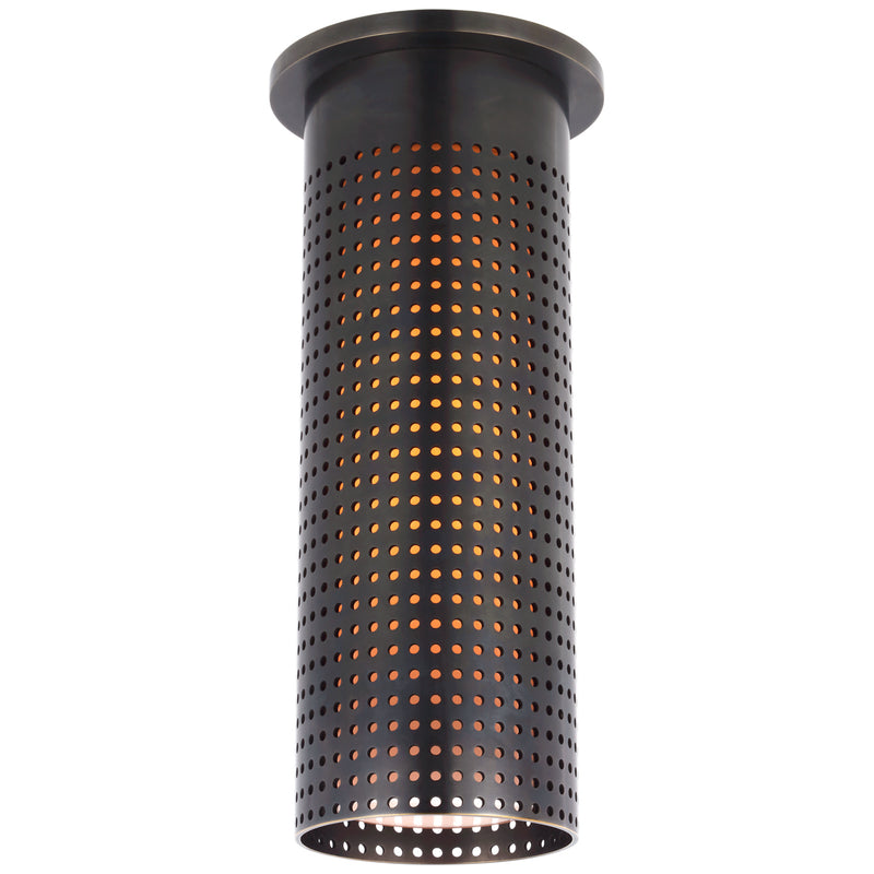 Visual Comfort Signature KW 4064BZ-WG LED Flush Mount, Bronze