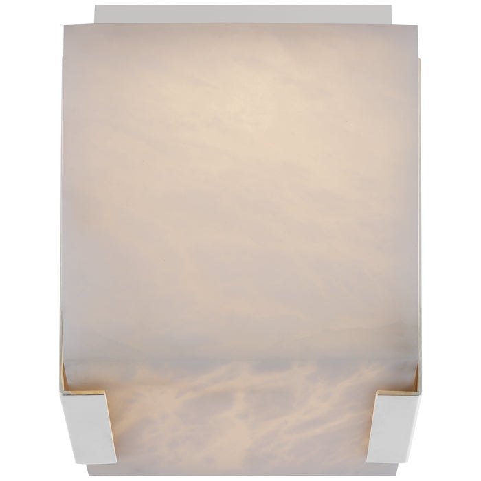 Visual Comfort Signature KW 4111PN-ALB LED Flush Mount, Polished Nickel