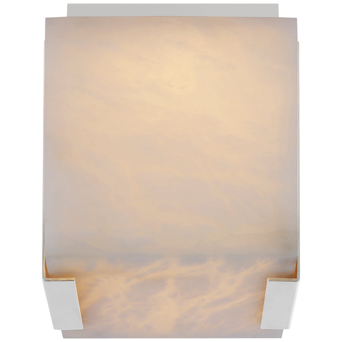 Visual Comfort Signature KW 4111PN-ALB LED Flush Mount, Polished Nickel