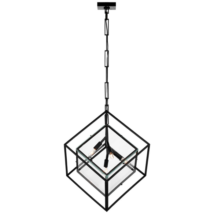 Visual Comfort Signature KW 5024AI-CG LED Pendant, Aged Iron