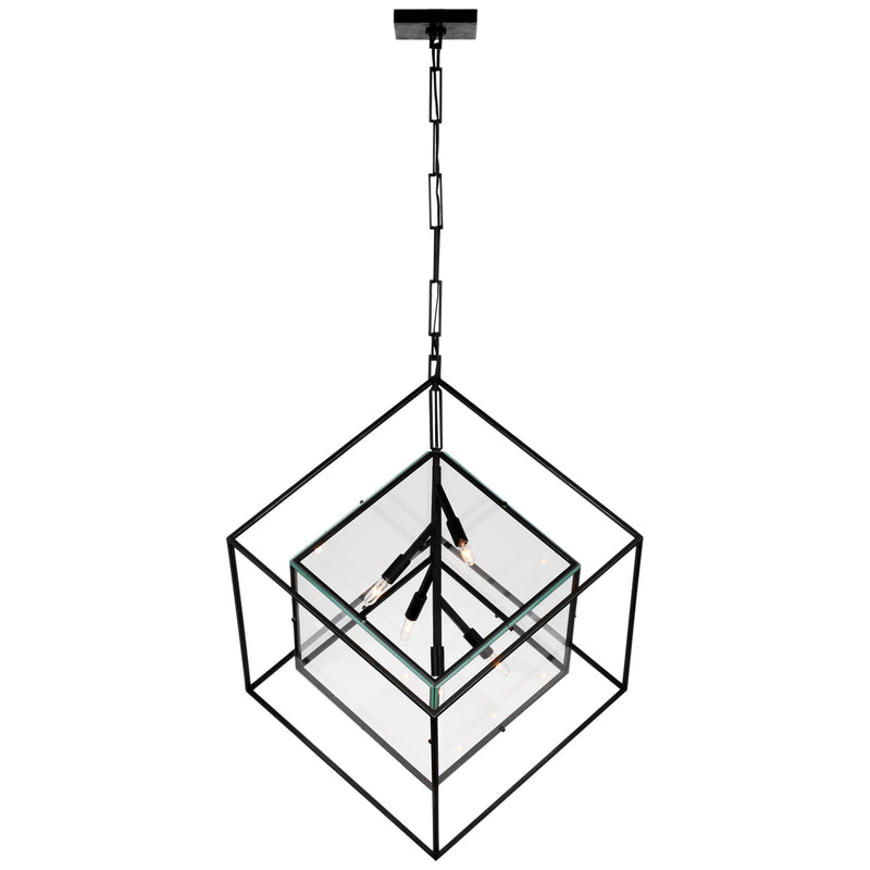 Visual Comfort Signature KW 5025AI-CG LED Pendant, Aged Iron
