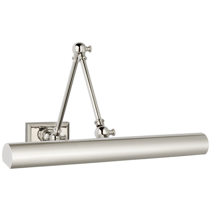 Visual Comfort Signature SL 2710PN LED Library Light, Polished Nickel