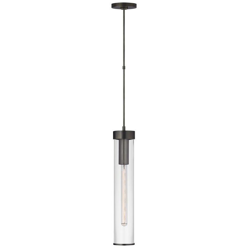 Visual Comfort Signature KW 5118BZ-CG One Light Pendant, Bronze