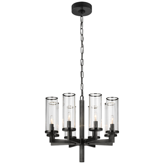 Visual Comfort Signature KW 5200BZ-CG Eight Light Chandelier, Bronze