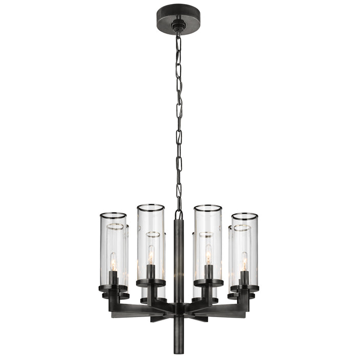 Visual Comfort Signature KW 5200BZ-CG Eight Light Chandelier, Bronze