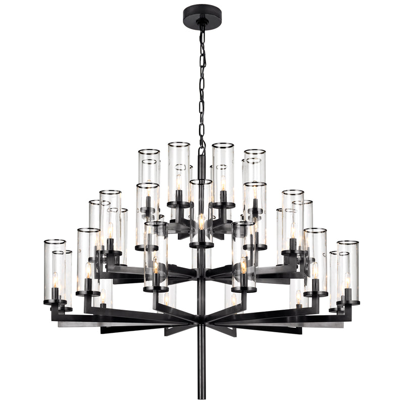 Visual Comfort Signature KW 5202BZ-CG 32 Light Chandelier, Bronze
