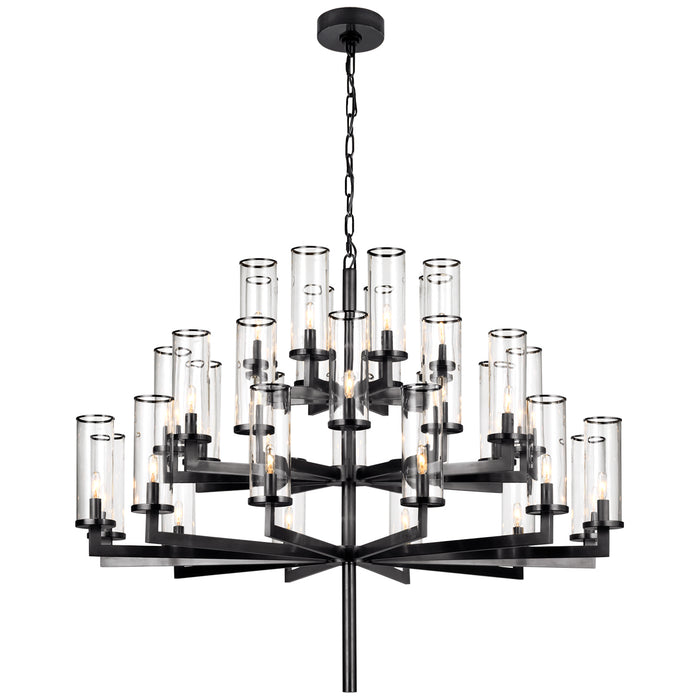 Visual Comfort Signature KW 5202BZ-CG 32 Light Chandelier, Bronze