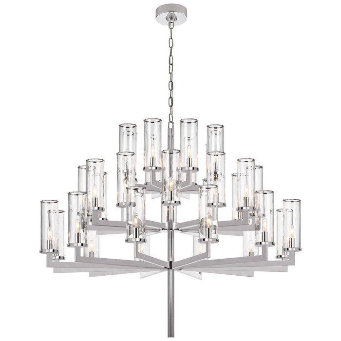 Visual Comfort Signature KW 5202PN-CG 32 Light Chandelier, Polished Nickel