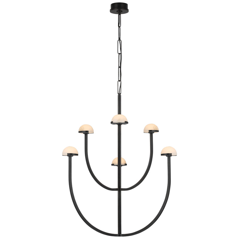 Visual Comfort Signature KW 5621BZ-ALB LED Chandelier, Bronze