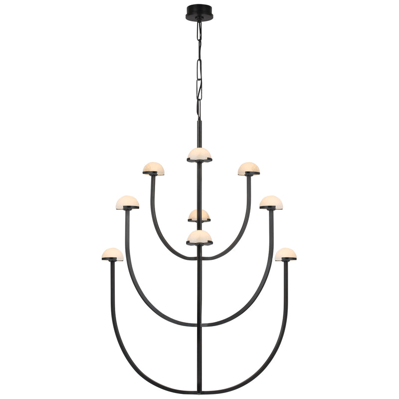 Visual Comfort Signature KW 5622BZ-ALB LED Chandelier, Bronze