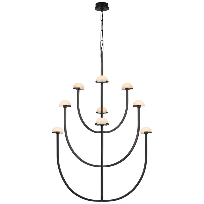 Visual Comfort Signature KW 5622BZ-ALB LED Chandelier, Bronze