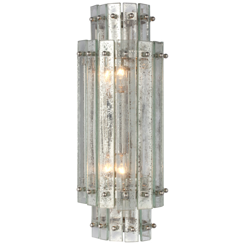 Visual Comfort Signature S 2649PN-AM LED Wall Sconce, Polished Nickel