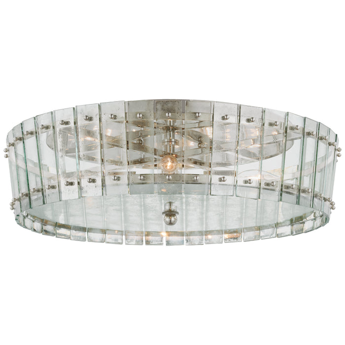 Visual Comfort Signature S 4652PN-AM Four Light Flush Mount, Polished Nickel