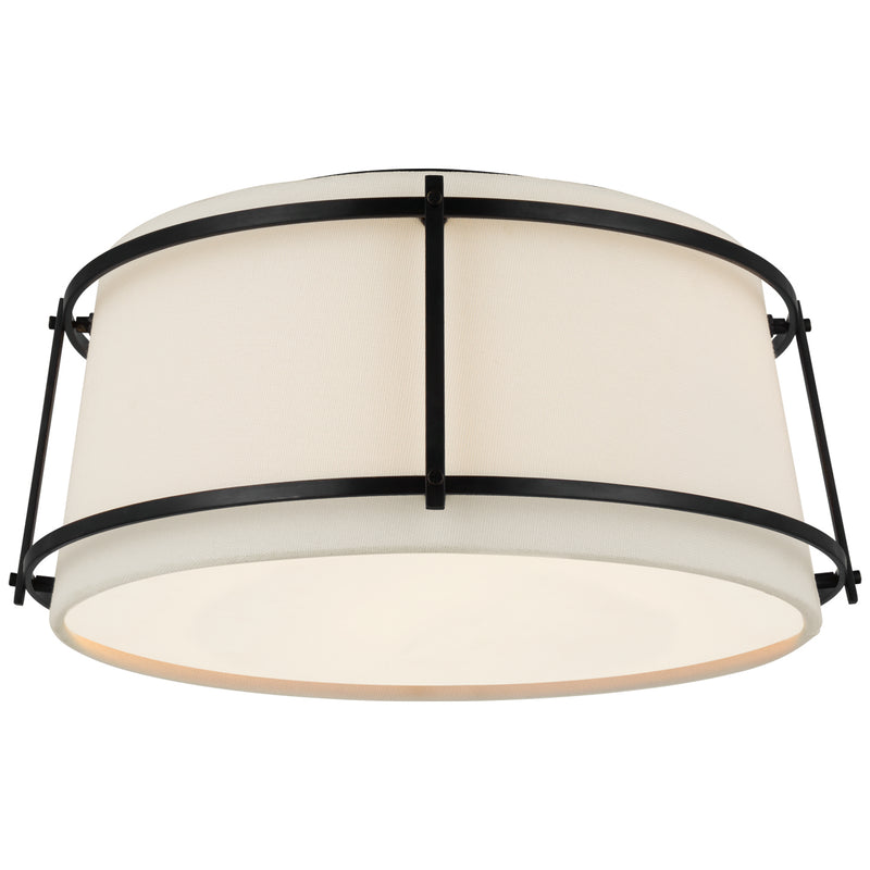 Visual Comfort Signature S 4685BZ-L/FA LED Flush Mount, Bronze