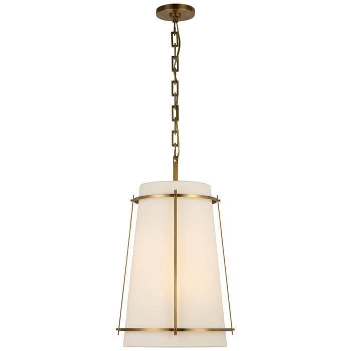 Visual Comfort Signature S 5686HAB-L/FA LED Pendant, Hand-Rubbed Antique Brass