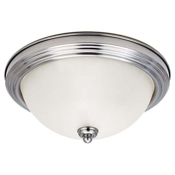 Generation Lighting 77063-962 One Light Flush Mount, Brushed Nickel