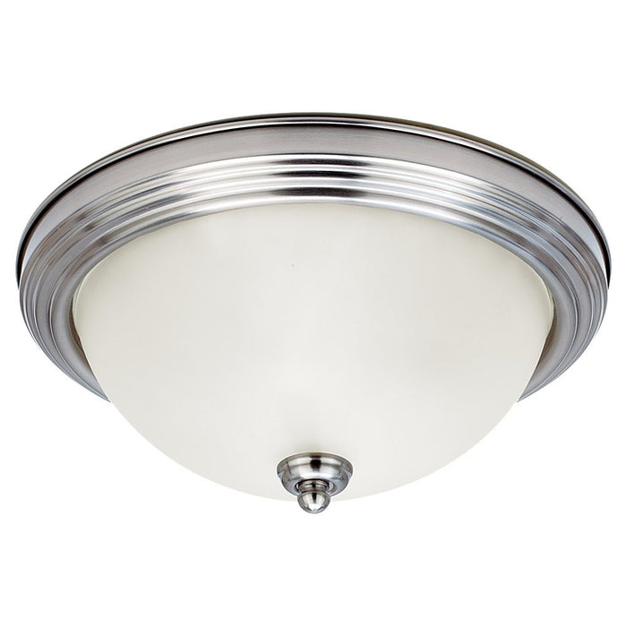 Generation Lighting 77064-962 Two Light Flush Mount, Brushed Nickel