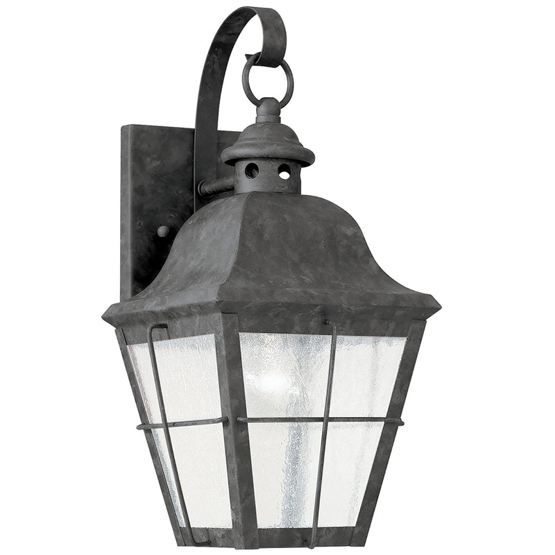 Generation Lighting 8462-46 One Light Outdoor Wall Lantern, Oxidized Bronze
