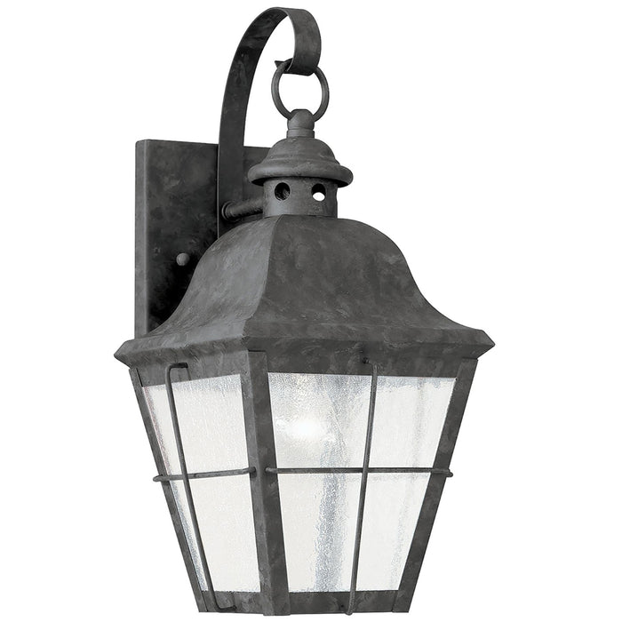 Generation Lighting 8462-46 One Light Outdoor Wall Lantern, Oxidized Bronze