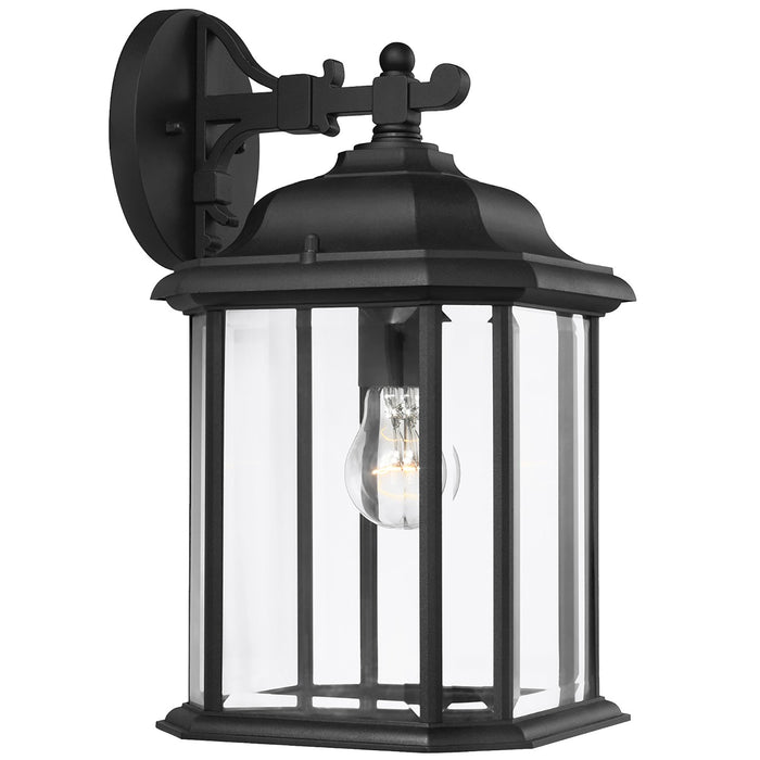 Generation Lighting 84031-12 One Light Outdoor Wall Lantern, Black