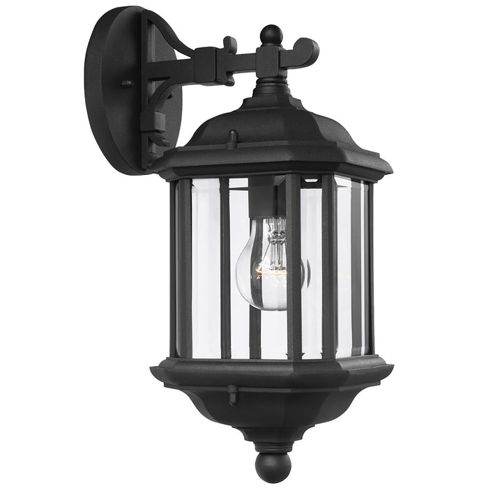 Generation Lighting 84030-12 One Light Outdoor Wall Lantern, Black