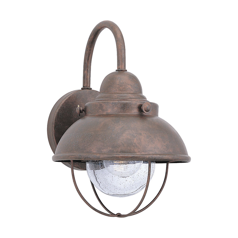 Generation Lighting 8870-44 One Light Outdoor Wall Lantern, Weathered Copper