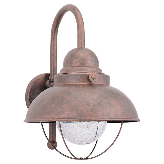 Generation Lighting 8871-44 One Light Outdoor Wall Lantern, Weathered Copper