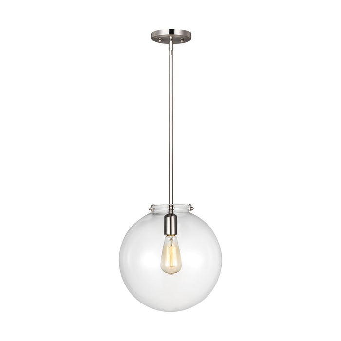 Visual Comfort Studio 6692101-962 One Light Pendant, Brushed Nickel